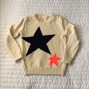 Crewcuts Cotton Knit Star Sweater